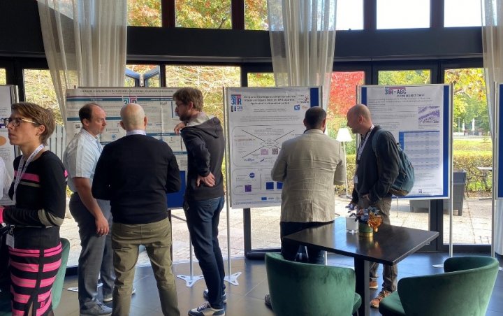 Lively discussion during the poster presentations… Lively discussion during the poster presentations…