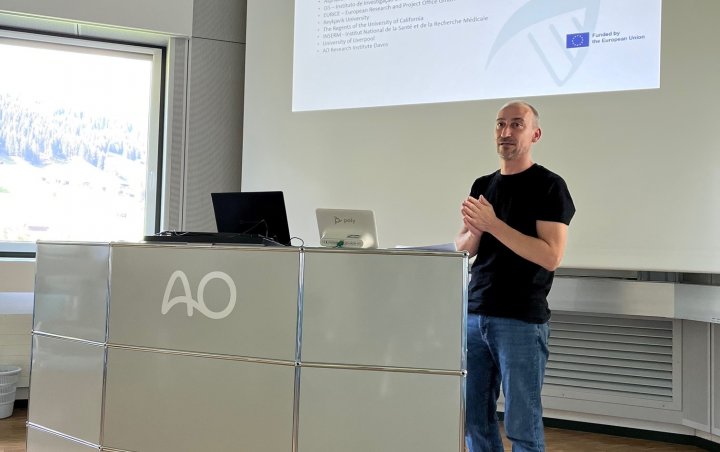 Damien Dupin (CIDETEC) in action Damien Dupin (CIDETEC) in action