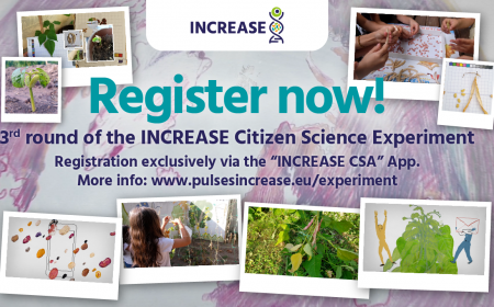 INCREASE Opens 3rd Round of Its Citizen Science Experiment – Calling on All Citizens to Join in Cultivating Different Varieties of the Common Bean