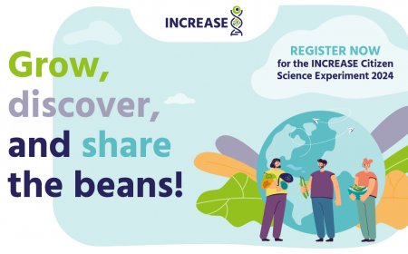 INCREASE Citizen Science Experiment Continues: Pulses Lovers, Hobby Gardeners and Leisure Scientists Are Invited to Join Next Round of Bean-Growing Journey