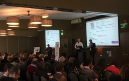 …and during the presentations in the auditorium