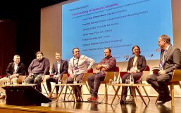 Special session on 'Benchmarking of Quantum Computing' with Zoltán Zimborás (OpenSuperQPlus), Shannon Whitlock (EuRyQa), Yasser Omar (EQTC host, EuRyQa) and Frank Wilhelm-Mauch (OpenSuperQPlus coordinator) Special session on 'Benchmarking of Quantum Computing' with Zoltán Zimborás (OpenSuperQPlus), Shannon Whitlock (EuRyQa), Yasser Omar (EQTC host, EuRyQa) and Frank Wilhelm-Mauch (OpenSuperQPlus coordinator)