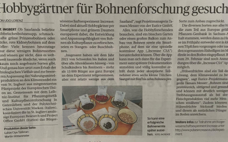 Eurice in Conversation with 'Saarbrücker Zeitung': INCREASE Citizen Science Experiment Gains Media Attention