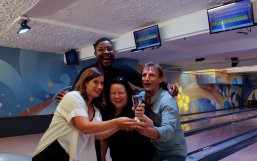 Teambuilding - Bowling winners Teambuilding - Bowling winners